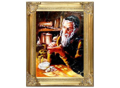 Cuadro al óleo, cuadros al óleo, pintura, pinturas, pintura a mano al óleo con marco, óleo G00801.