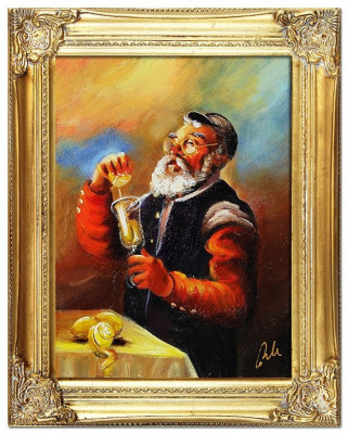 Pintura al óleo Pinturas al óleo Cuadro Cuadros Pintura Pintado a mano Óleo con marco Óleo G04040