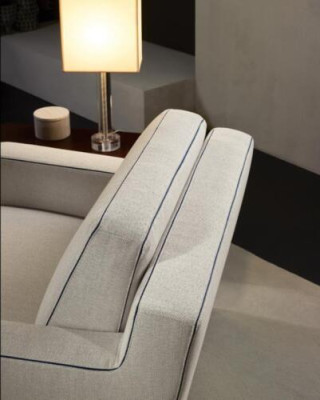 Sillón 1 asiento Lounge de lujo de tela Prianera nuevo Sillón diseño moderno nuevo