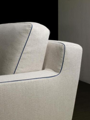 Sillón 1 asiento Lounge de lujo de tela Prianera nuevo Sillón diseño moderno nuevo