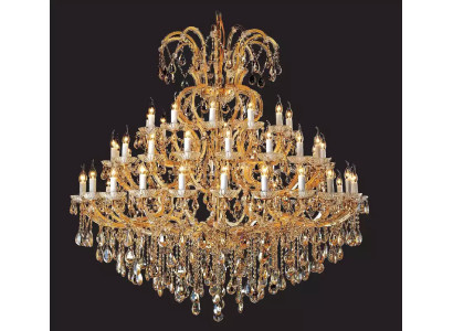 lujoso candelabro de cristal de calidad nuevo para la sala de estar