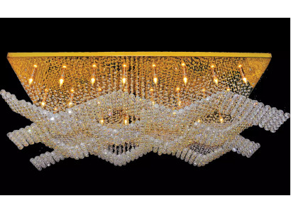 Gran lámpara de araña de lujo con un diámetro de 100x200 cm