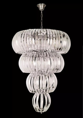 Lámpara de araña colgante de lujo, iluminación de cristal para sala de estar, nueva.