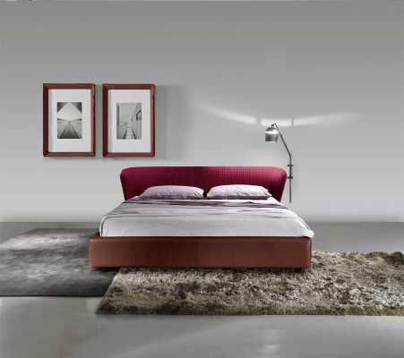 Diseño de cama, camas de diseño, dormitorio de lujo, mobiliario, cama en Prianera, muebles italianos.