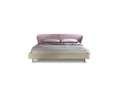 Diseño de cama Rosa Luxus, muebles modernos italianos, dormitorio Prianera.