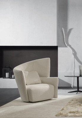 Sillón Asiento Diseño Moderno Sala de estar Blanco Estilo Italiano Lujo Prianera Nuevo