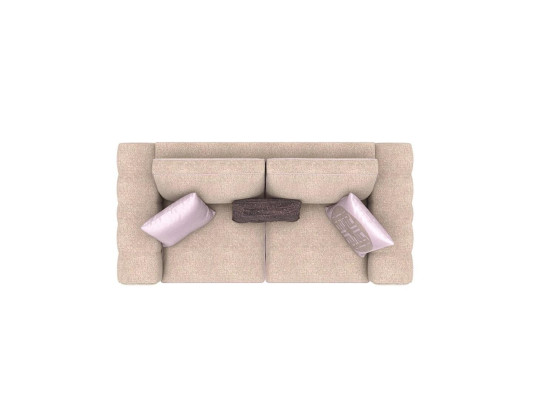 Sofá moderno de dos plazas para la sala de estar, mueble tapizado para el hogar.