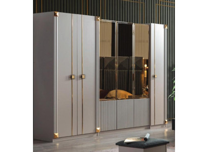 Diseñador Armario Dormitorio de lujo Armario Estilo Muebles de madera