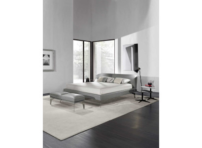 Diseño de cama, mobiliario moderno italiano, camas de lujo para dormitorio.