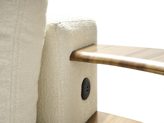 Sofá esquinero moderno blanco en forma de L, sofá de lujo de diseño, muebles de salón
