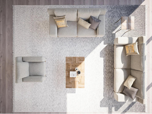 Conjunto de sofás, muebles tapizados sofá sala de estar 5 piezas mesa de centro de madera auxiliar nuevo.