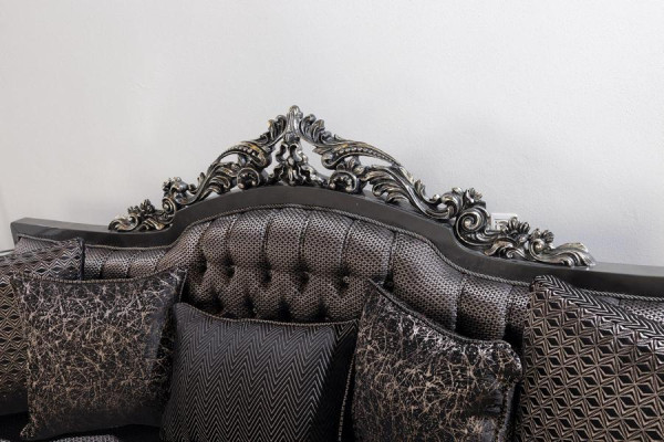 Sofás de 3 plazas de tela Big Furniture Sala de estar Clásico Nuevo Sofá de poliéster Sofa
