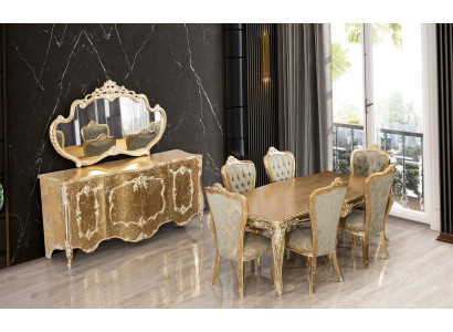 Comedor 6x Set de sillas Conjunto de sillas Nuevas Juego de comedor Grupo de comedor Muebles de lujo