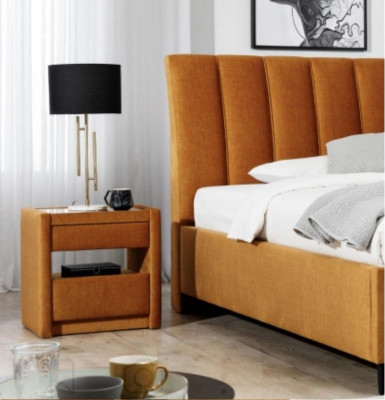 Mueble de lujo con espejo elegante Aparador Beige Moderno Juego de diseño de mobiliario Nuevo