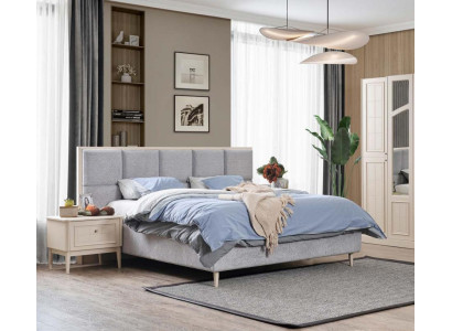 Diseño de cama cama doble camas de lujo muebles de dormitorio tapizados nuevos
