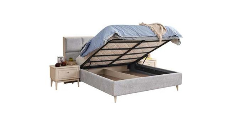 Diseño de cama cama doble camas de lujo muebles de dormitorio tapizados nuevos