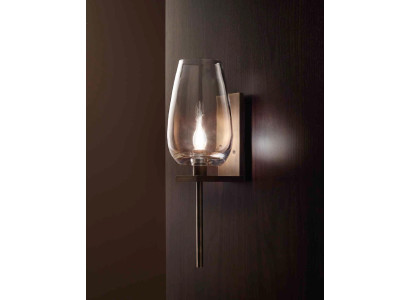 Cristal lámpara de pared aplique baliza sala de estar lámpara de lectura nueva