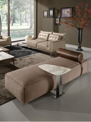 Sofá conjunto Prianera Sofá de diseño Sillón Sofá Cojines 3 piezas Set Chaise longue