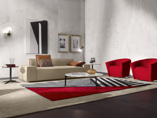 Conjunto de sofás de lujo Sofá Sofá Silla 311 plazas Moderno Set Diseño Beige