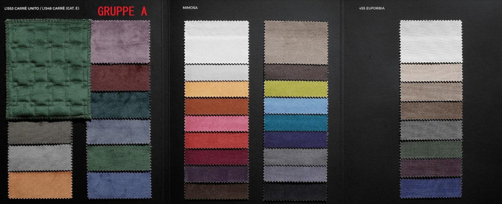 Sofá de esquina marrón en forma de L Diseño de sofá de tela moderno para sala de estar.