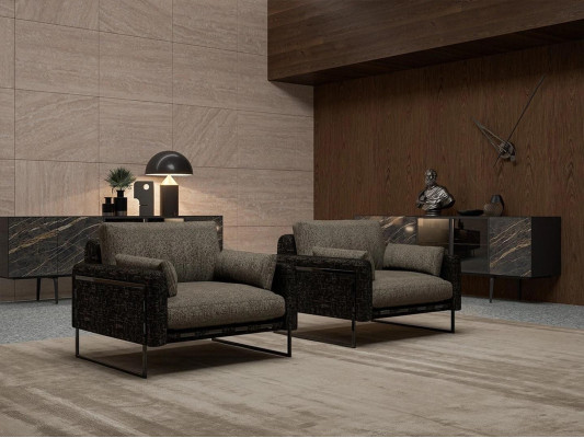 Conjunto de sala de estar de lujo: Sofá de tres plazas, sofá con mesa de centro, conjunto de 6 piezas.