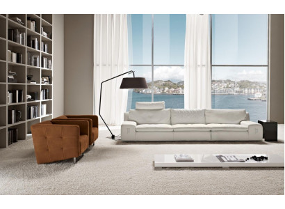 Sofá 4 plazas lujo diseñador sofá lujo sofás tapizados muebles italianos