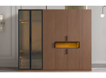 Armario de alta calidad Muebles exclusivos para dormitorio Armarios LED