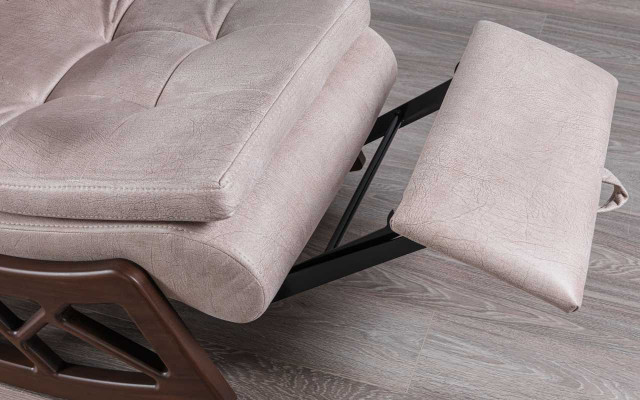 Moderna mecedora de madera elegantes muebles de salón para relajarse estructura de madera nuevo.