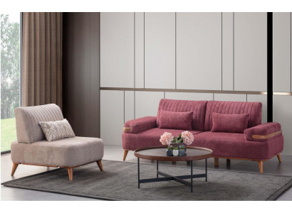 Juego de sofá bicolor para sala de estar, muebles de diseño, sillón de 3 plazas.
