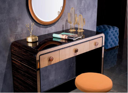 Vestidor taburete juego completo cómoda dormitorio 2 piezas consola