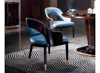 Silla Trono Conjunto de Sillón Comedor Diseñador Madera Estilo Moderno Individual