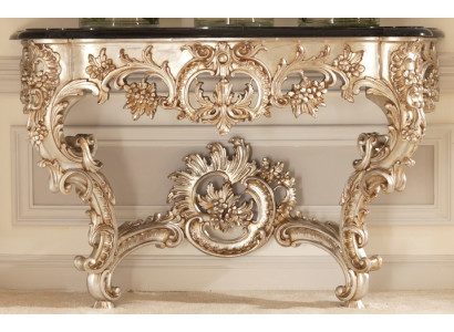 Mesa consola de roseta en estilo clásico
