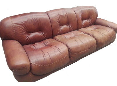 Chesterfield clásico sofá de tres plazas salón sofá tapizado 3 plazas sofá.