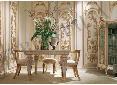 Mesa mesa de comedor Madera Mesas de comedor Comedor Mesas de diseño Madera Muebles de lujo Italia
