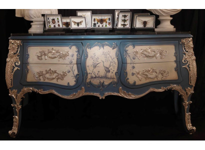 Cómoda aparador Armario Aparador Diseño italiano Muebles de lujo Madera maciza