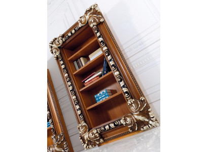 Estantería de libros Armario Salón Estantería de libros Madera Armario de oficina Armarios Italia Nuevo