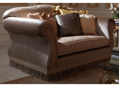 Diseño de mueble de dos plazas Sofá de 2 plazas Sofá Tela Muebles italianos Nuevos