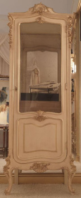 Muebles de madera maciza Vitrinas de vidrio Armario de madera maciza Aparador Vitrina Salón