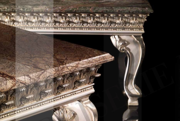 Mesa de centro Mesa Mesa auxiliar Mesa de salón Madera Real Auxiliar Mesas Barrocas