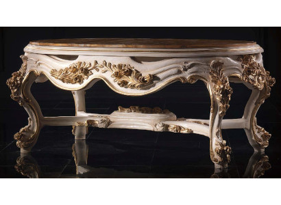 Mesas Mesa de café Café Sala de estar Mesa Muebles italianos Barroco Rococó Nuevo