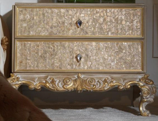 Mesitas de noche, camas grupales, muebles de madera hechos de material adecuado para la sala de estar klasika