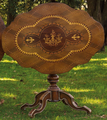 Mesa redonda plegable de madera maciza, mesas de comedor italianas nuevas.