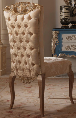 Silla de diseñador Chesterfield sillas de comedor Mobiliario italiano decoración