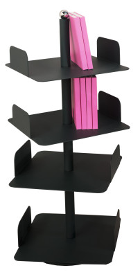 Estante de libros giratorio Armario Estanterías de oficina Muebles de diseño italiano Muebles