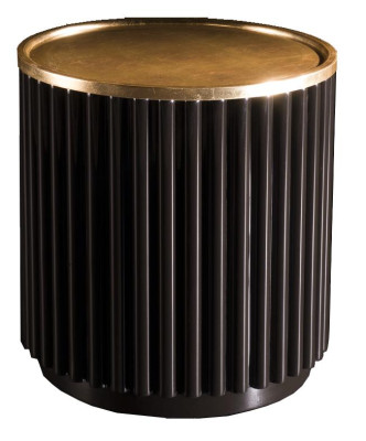 Mesa de centro Mesa auxiliar Mesa Sofá Mesas Acero inoxidable Redondo Muebles italianos Nuevo