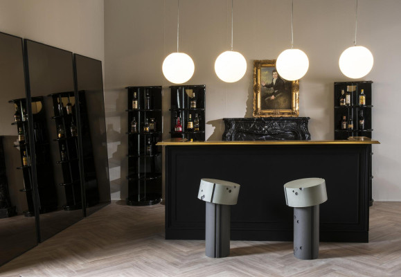 Taburete de sala de estar Muebles de sala de estar Diseño italiano Banco Mobiliario de lujo