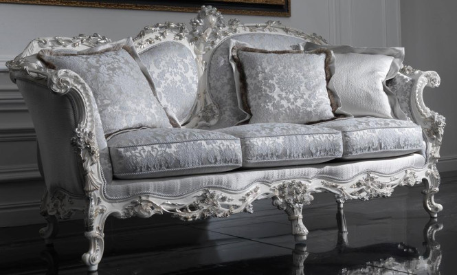 Chesterfield Sofá clásico de tres plazas Sofá de tela del paisaje de vida 3 plazas sofa.