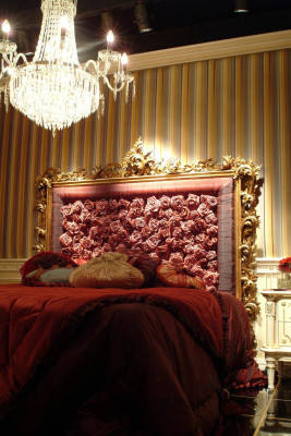 Rosa cama diseño camas de lujo italiano antiguo estilo muebles dormitorio camas