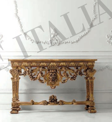 Mesa de consola Muebles madera Consola italiana Cómoda de consola Mesas de consola Madera maciza Tabla