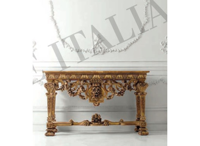 Mesa de consola Muebles madera Consola italiana Cómoda de consola Mesas de consola Madera maciza Tabla